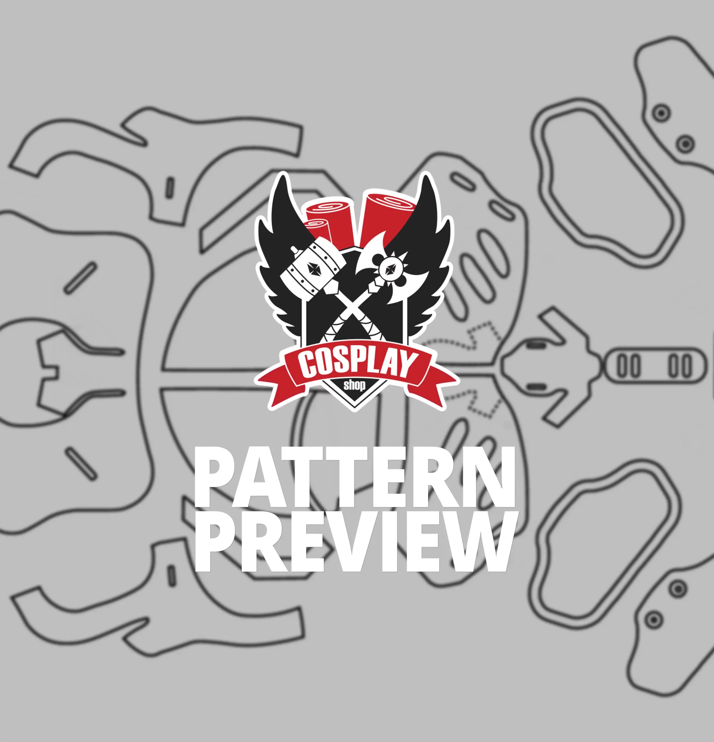Free Dune Stillsuit Pattern - Preview of pattern