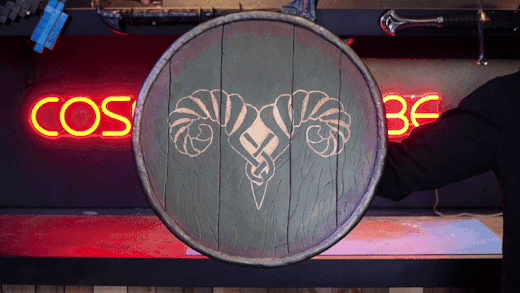 Free pattern of sturdy shield from Skyrim animation