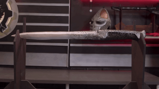 Animation of the Crysknife from Dune