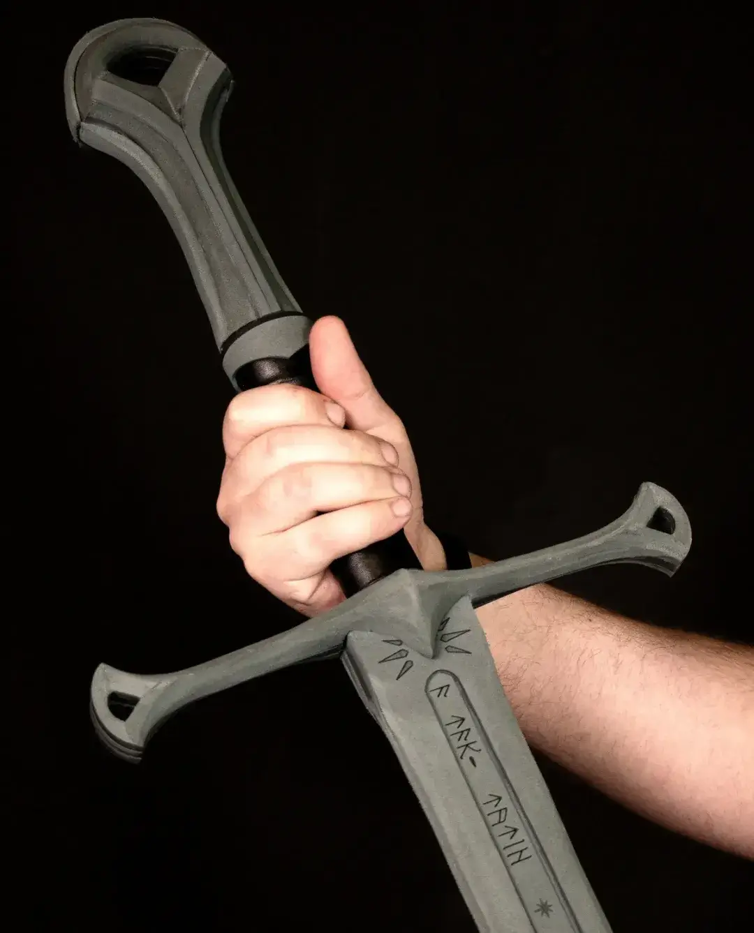 banner image for free foam pattern of Aragorn Anduril sword